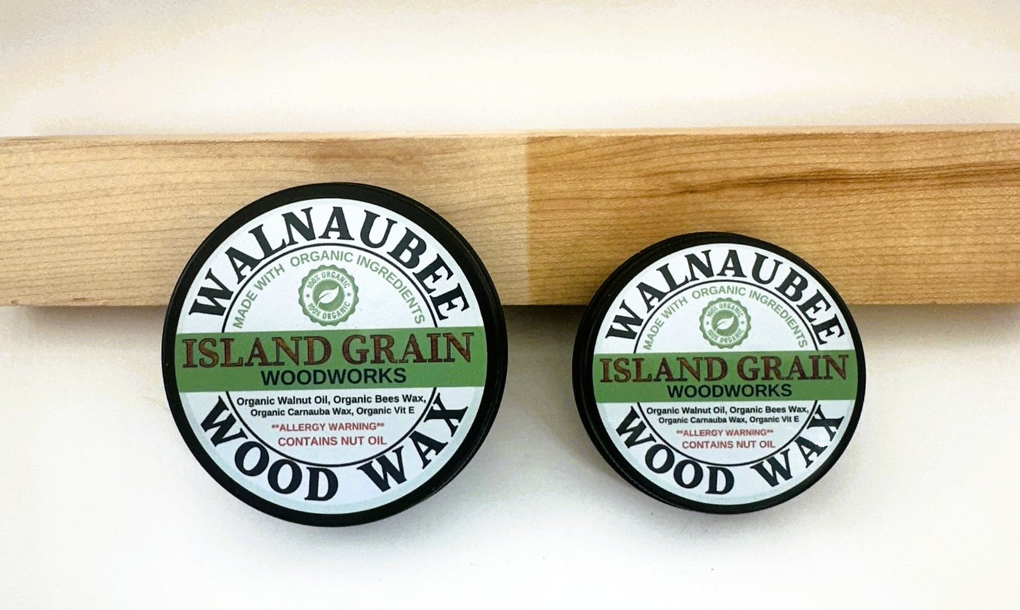 Walnaubee Wood Wax | Organic Food-Safe Wood Conditioner & Finish