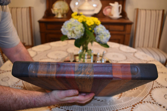 Exotic wood cutting board
