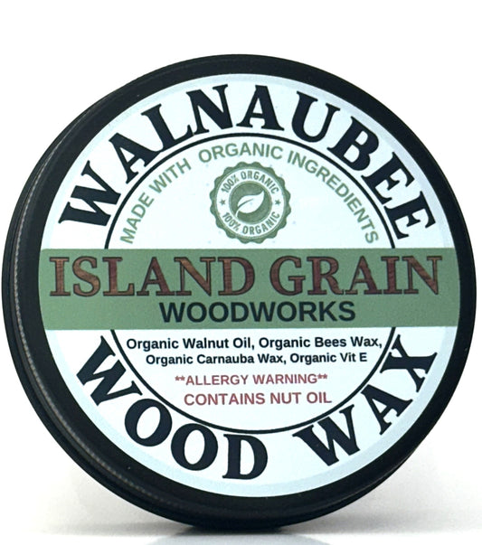 Walnaubee Wood Wax | Organic Food-Safe Wood Conditioner & Finish