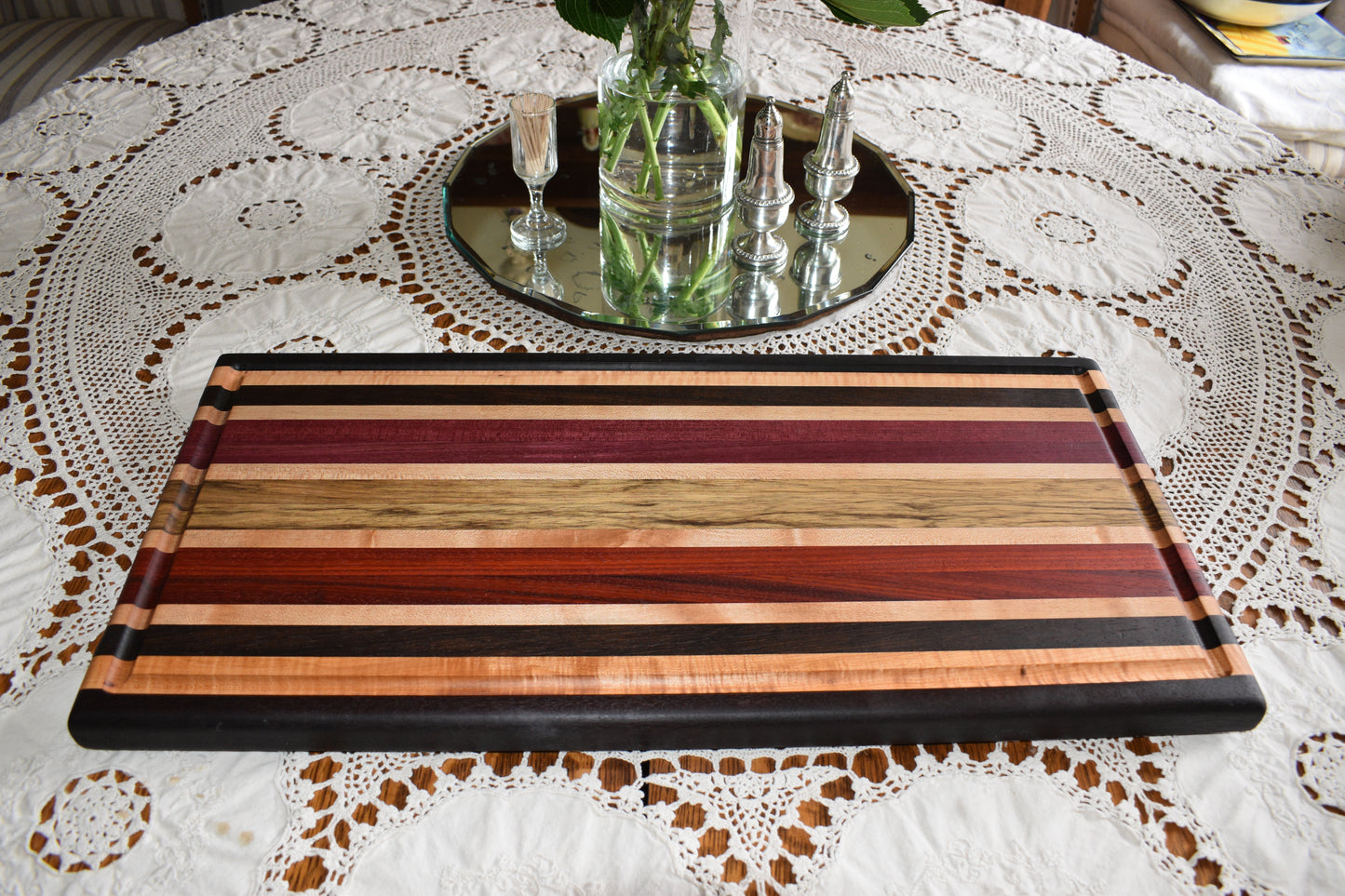 Exotic wood cutting board 2