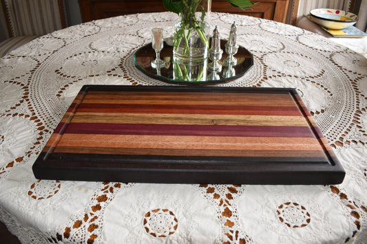 Exotic wood cutting board