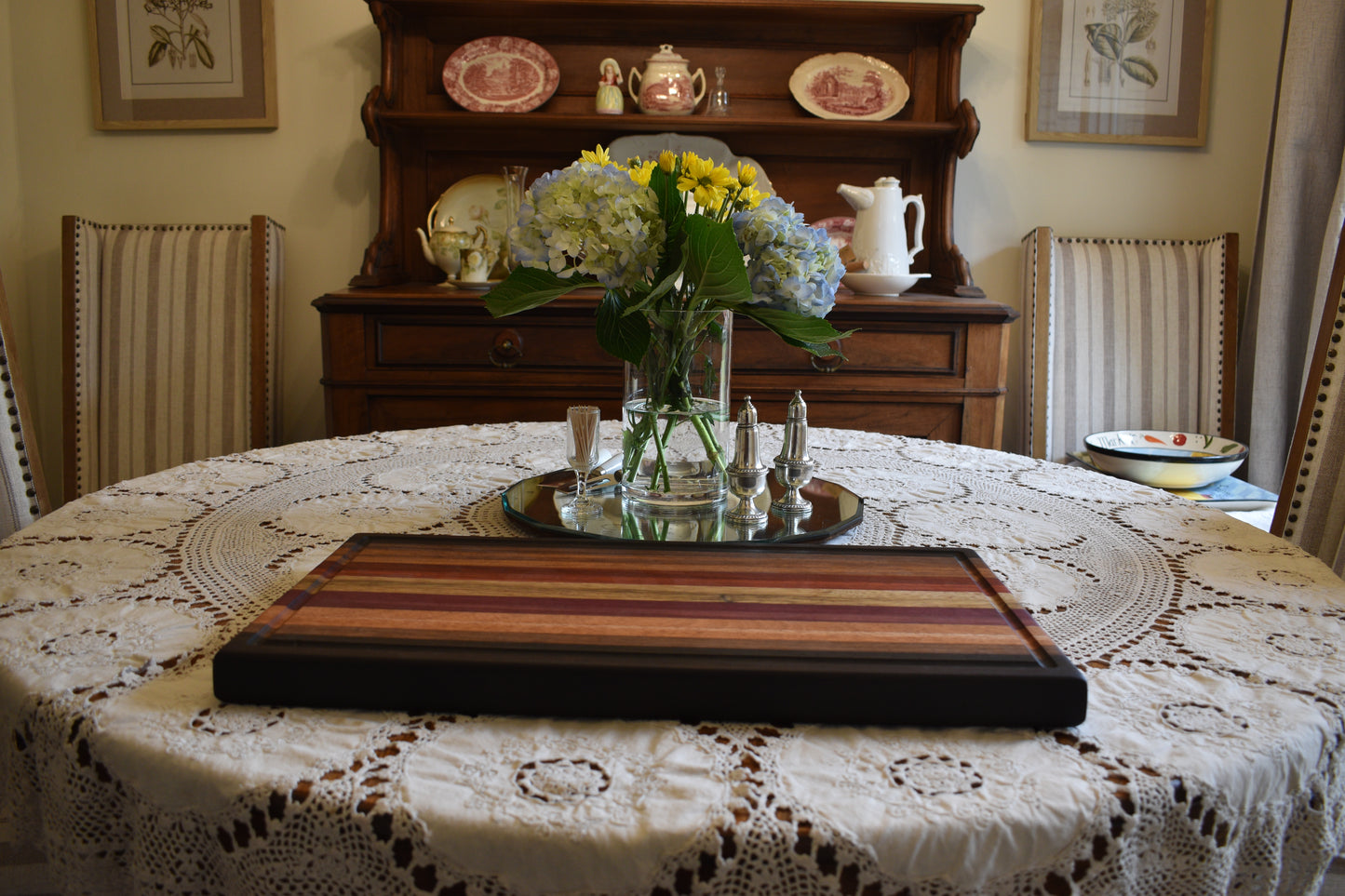 Exotic wood cutting board