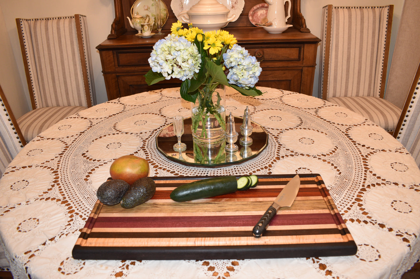 Exotic wood cutting board 2